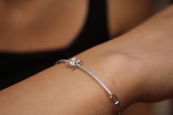 0,64 Karat Pırlanta Tasarım Bileklik