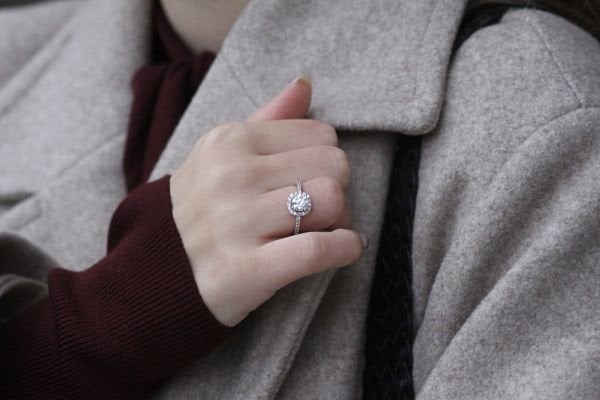 1,18 Karat Pırlanta GIA Sertifikalı Tektaş Yüzük