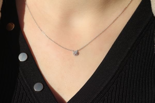 0,15 Karat Pırlanta Tasarım Kolye