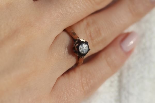 0,33 Karat Elmas Tektaş Yüzük