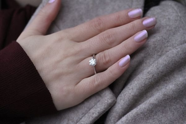 1,21 Karat Pırlanta Tektaş Yüzük