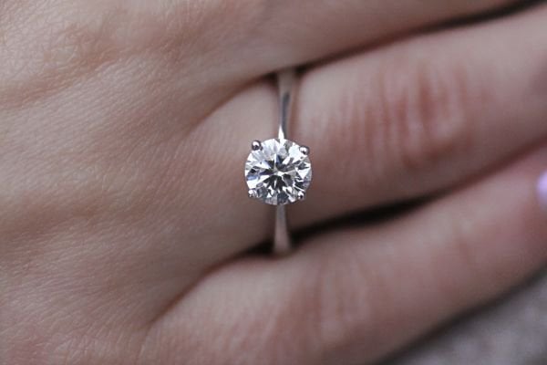 1,21 Karat Pırlanta Tektaş Yüzük