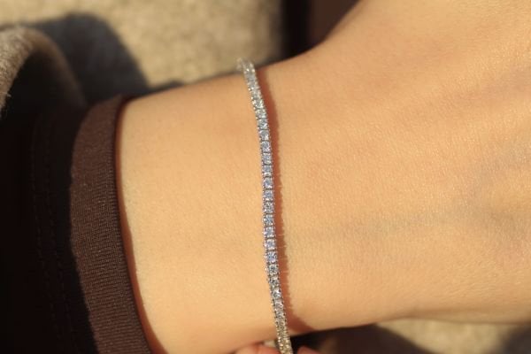 2,23 Karat Pırlanta Su yolu Bileklik