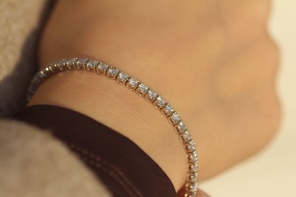 5,02 Karat Pırlanta Su yolu Bileklik