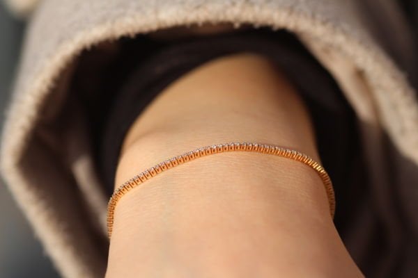 0,65 Karat Pırlanta Su yolu Bileklik