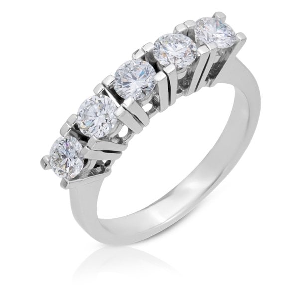 1,08 Karat Pırlanta Beştaş Yüzük