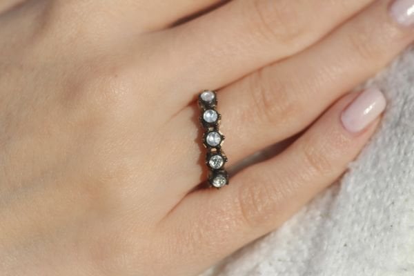 0,29 Karat Elmas Beştaş Yüzük