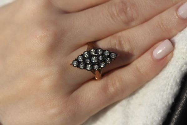 0,10 Karat Elmas Tasarım Yüzük