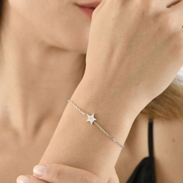 Pırlanta Mineli Bileklik