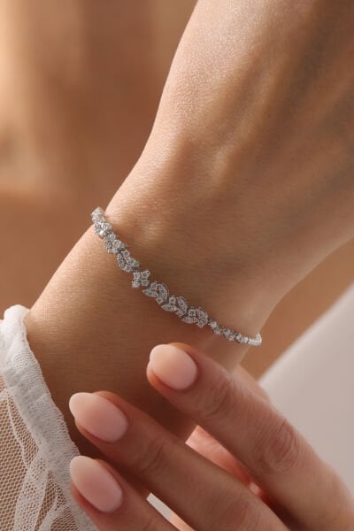 1,02 Karat Pırlanta Tasarım Bileklik