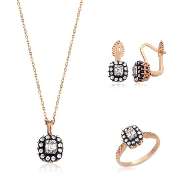 0,76 Karat Elmas Pırlanta Set