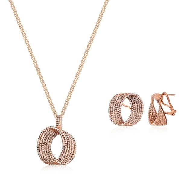 6,62 Karat Pırlanta Rose Set