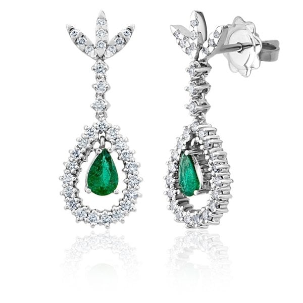 2,04 Karat Pırlanta Zümrüt Set