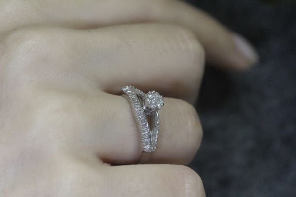 1,07 Karat Pırlanta Coronet Yüzük