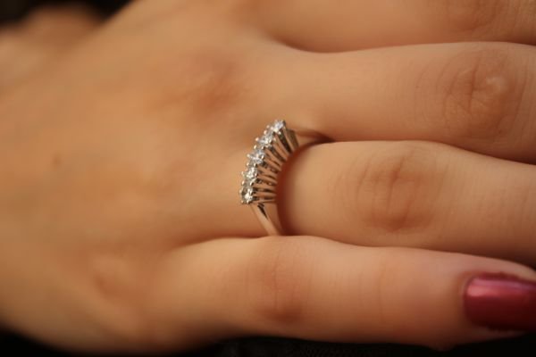 0.51 Karat Pırlanta Beştaş Yüzük