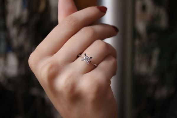 0,40 Karat Pırlanta Tektaş Yüzük