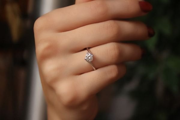 0,65 Karat Pırlanta Tektaş Yüzük