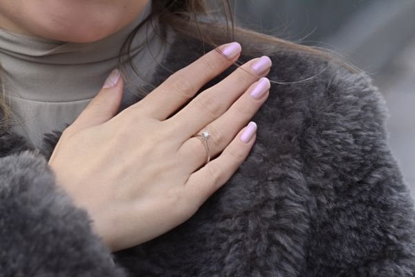 0,08 Karat Pırlanta Tektaş Yüzük