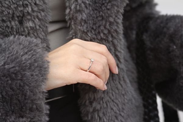 0,20 Karat Pırlanta Tektaş Yüzük