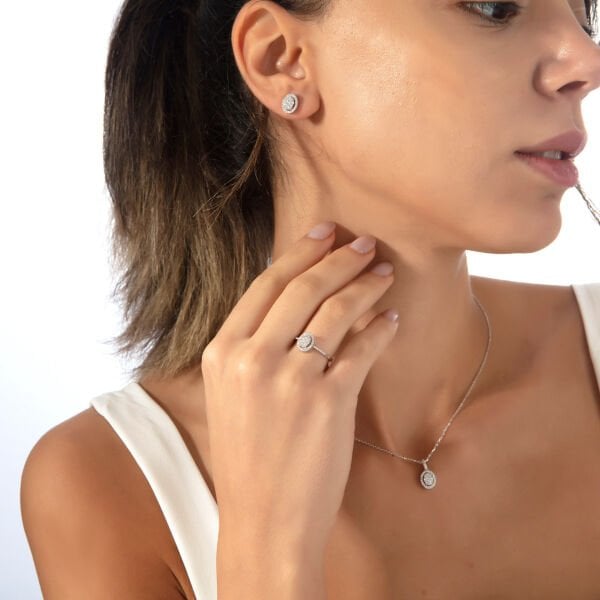 0,27 Karat Pırlanta Tasarım Kolye