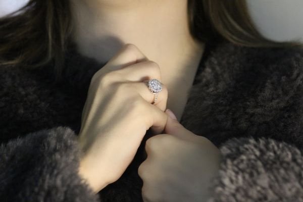 1,02 Karat Pırlanta Coronet Yüzük