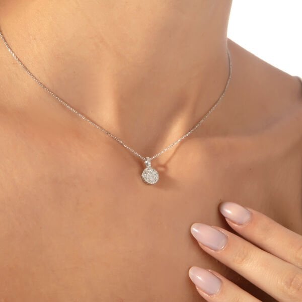 0,27 Karat Pırlanta Tasarım Kolye