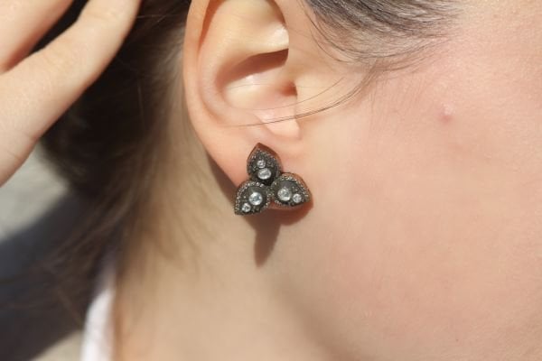 1,10 Karat Elmas Tasarım Küpe