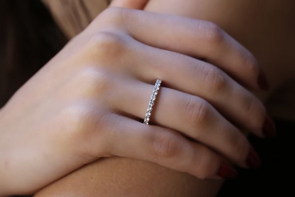 0,51 Karat Pırlanta Yarımtur Yüzük