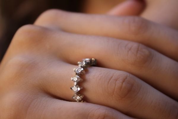 0,75 Karat Pırlanta Yarımtur Yüzük