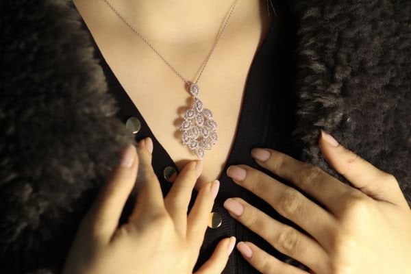 1,60 Karat Pırlanta Tasarım Kolye