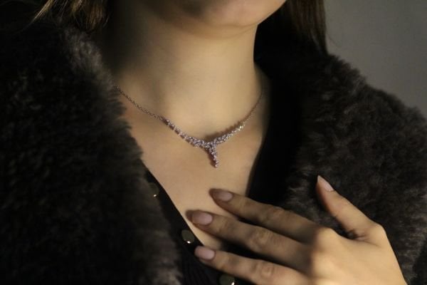 1,29 Karat Pırlanta Fantezi Kolye