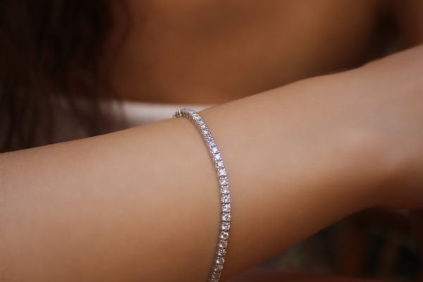 3,51 Karat Pırlanta Su yolu Bileklik