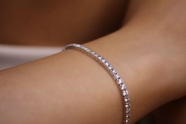 3,51 Karat Pırlanta Su yolu Bileklik