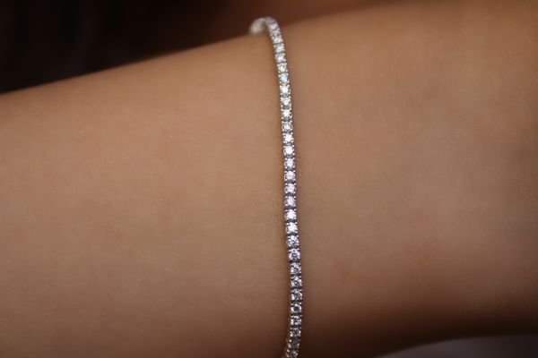 1,26 Karat Pırlanta Su yolu Bileklik