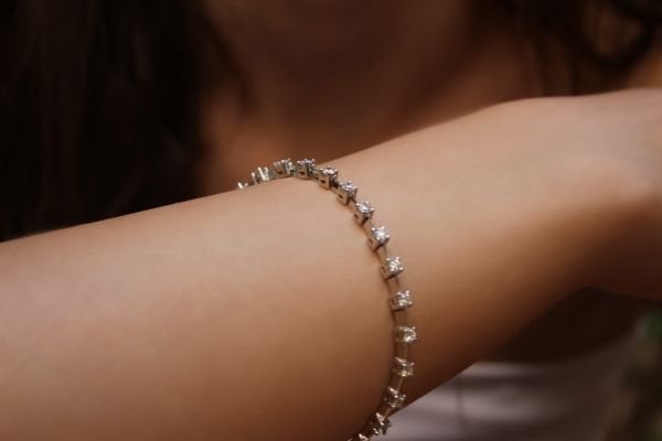 2,48 Karat Pırlanta Su yolu Bileklik