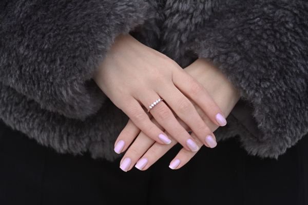 0.20 Karat Pırlanta Beştaş Yüzük