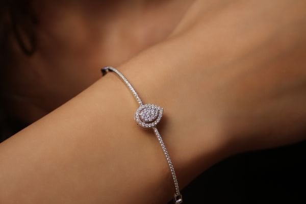 0,48 Karat Pırlanta Tasarım Bileklik