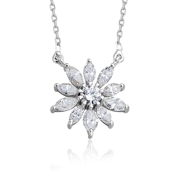 Pırlanta Markiz Kolye