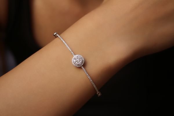 0,67 Karat Pırlanta Tasarım Bileklik