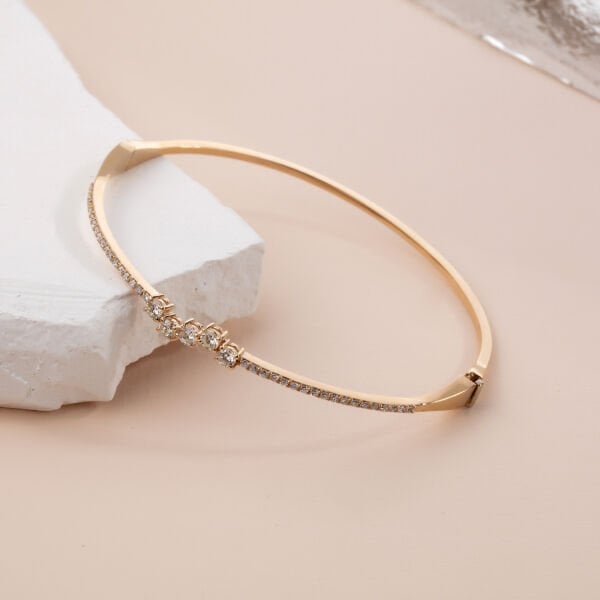 0,67 Karat Rose Pırlanta Tasarım Bileklik