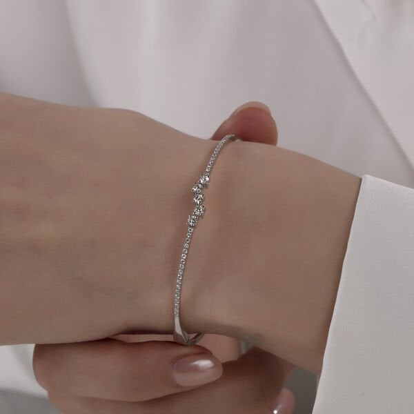 0,69 Karat Pırlanta Tasarım Bileklik