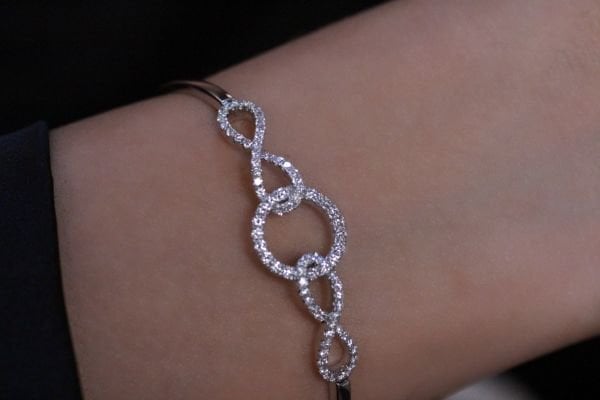 1,45 Karat Pırlanta Sonsuzluk Tasarımlı Bileklik