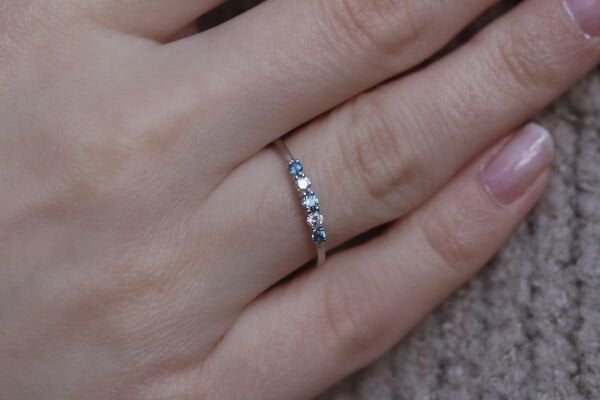 0,09 Karat Pırlanta Vintage Yüzük