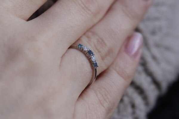 0,09 Karat Pırlanta Vintage Yüzük