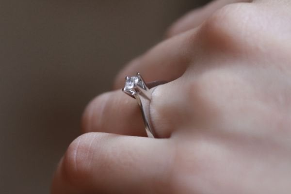 0,17 Karat Pırlanta Tektaş Yüzük