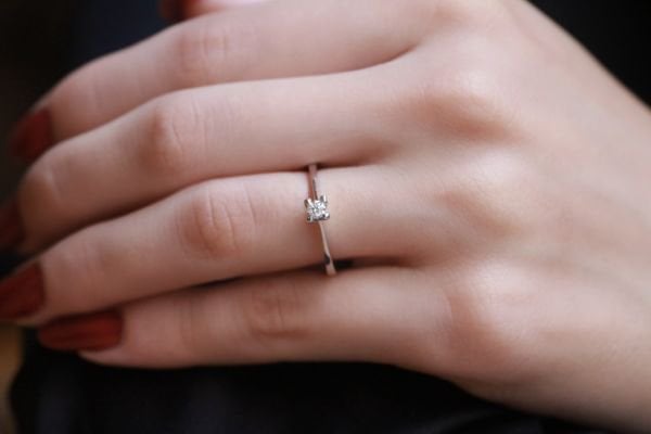 0,20 Karat Pırlanta Tektaş Yüzük