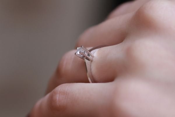 0,15 Karat Pırlanta Tektaş Yüzük