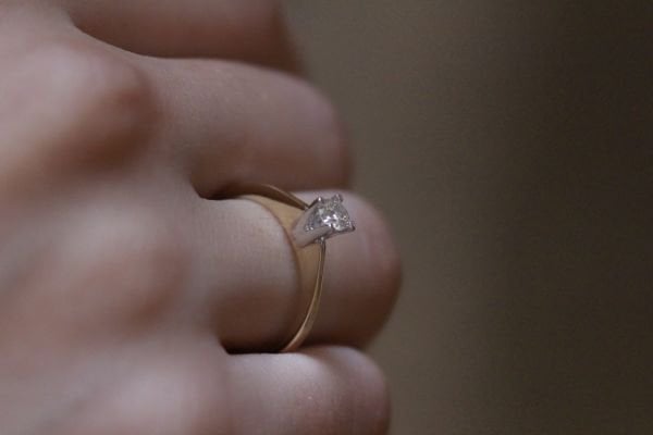 0,25 Karat Pırlanta Tektaş Yüzük