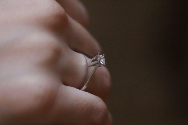 0,25 Karat Pırlanta Tektaş Yüzük