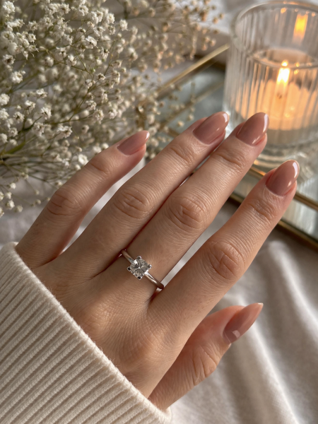 0,25 Karat Pırlanta Tektaş Yüzük